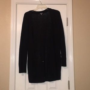 black cardigan